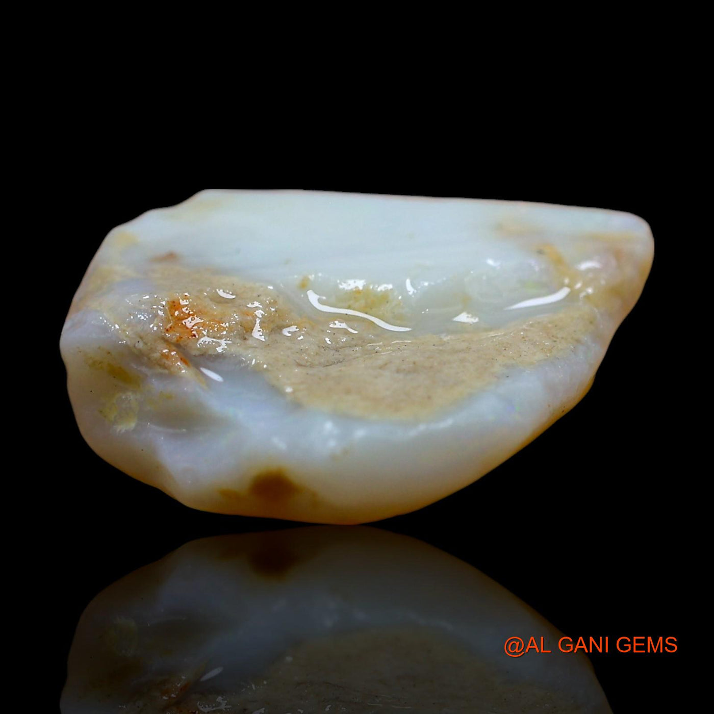 8.00 Cts Natural Australian Fire Opal Fancy Rough Loose Gemstone For Jewelry 19x17x5 mm RD-421