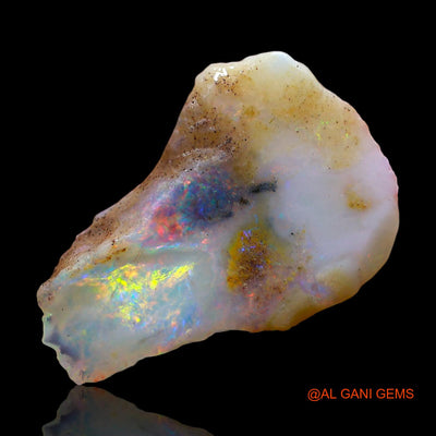 5.00 Cts Natural Australian Fire Opal Fancy Rough Loose Gemstone For Jewelry 19x13x4 mm RD-422