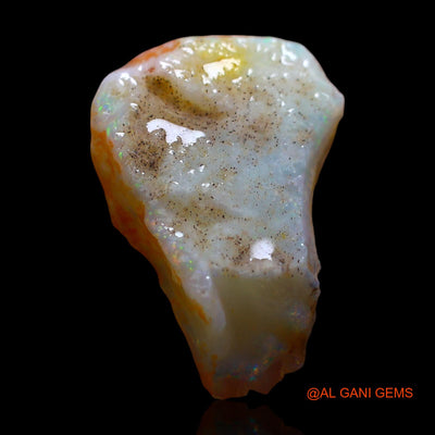 5.00 Cts Natural Australian Fire Opal Fancy Rough Loose Gemstone For Jewelry 19x13x4 mm RD-422