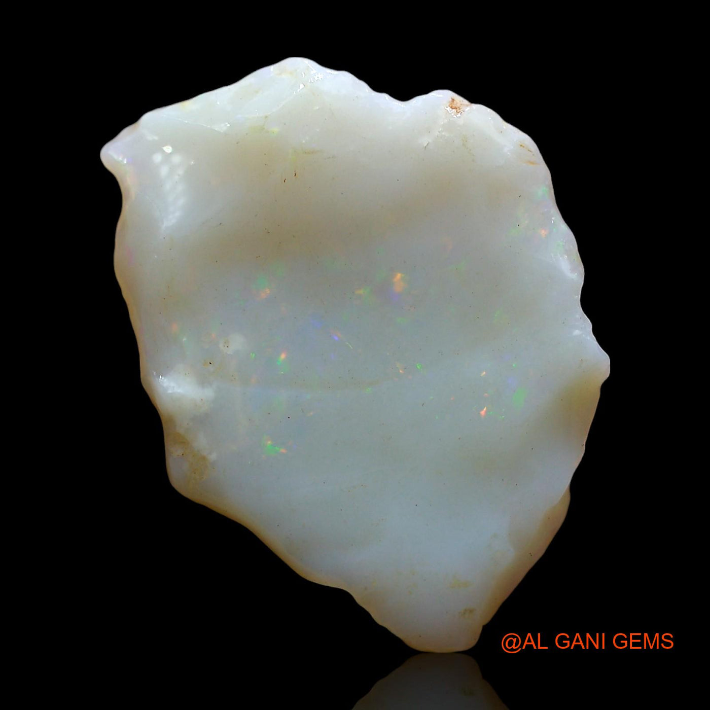 Natural Fire Opal Gemstone 4.00 Cts Loose Fancy Rough From Australia 19x15x2 mm RD-423