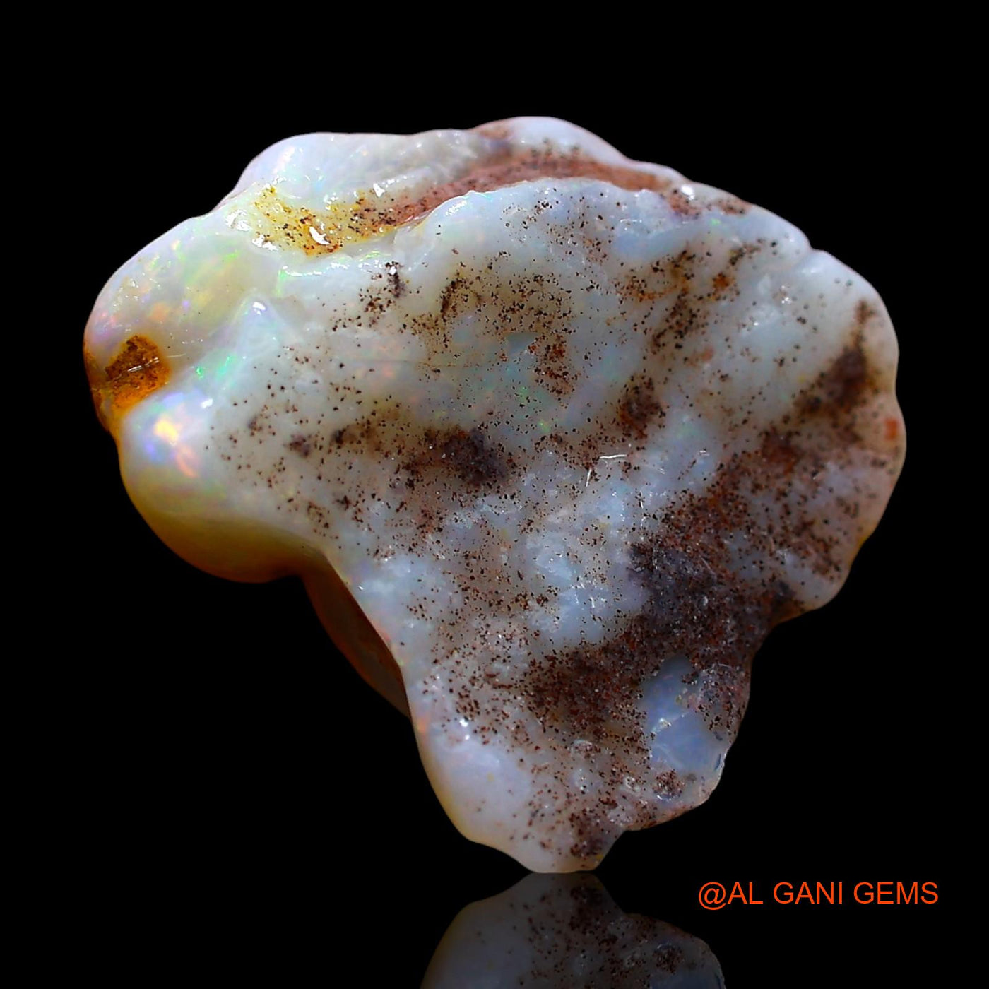 6.00 Cts Unheated Australian Fire Opal Loose Gemstone Fancy Rough Natural 18x15x7 mm RD-425