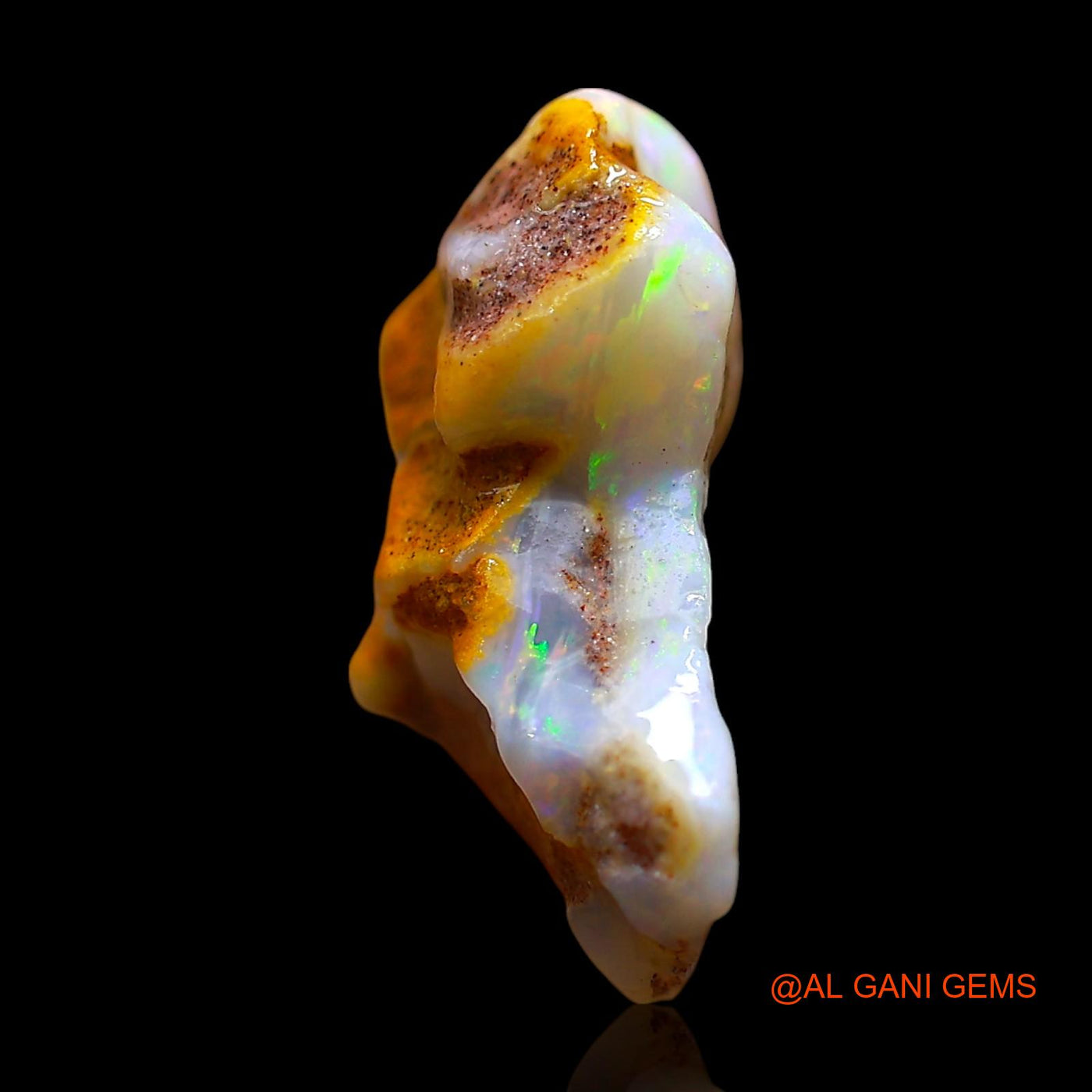 6.00 Cts Unheated Australian Fire Opal Loose Gemstone Fancy Rough Natural 18x15x7 mm RD-425