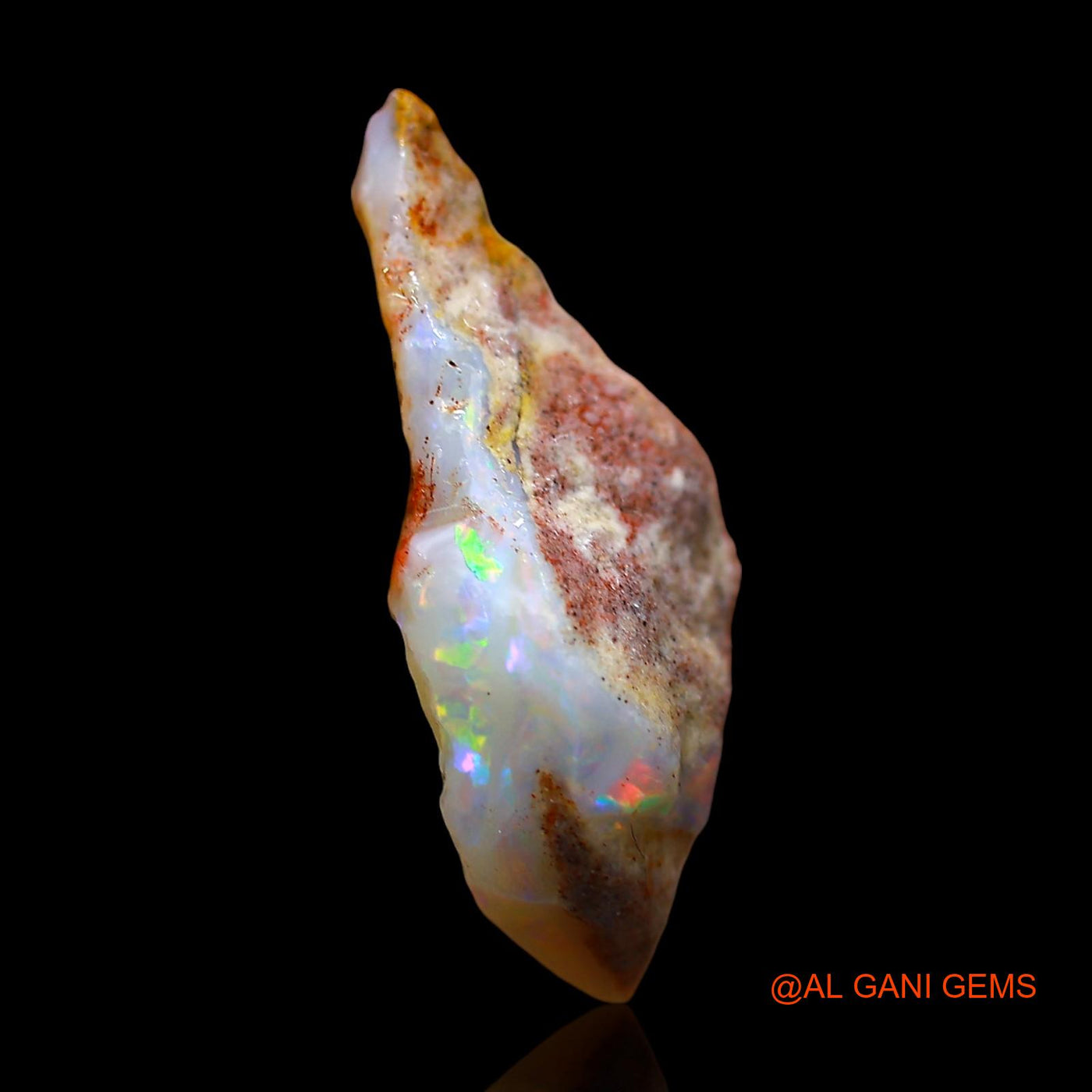 5.00 Cts Unheated Australian Fire Opal Loose Gemstone Fancy Rough Natural 22x9x7 mm RD-432