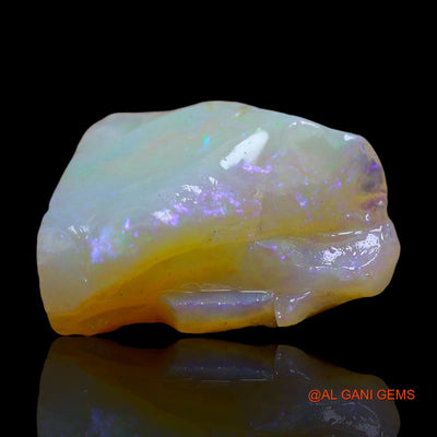 Natural Fire Opal Gemstone 6.00 Cts Loose Fancy Rough From Australia 16x13x6 mm RD-436
