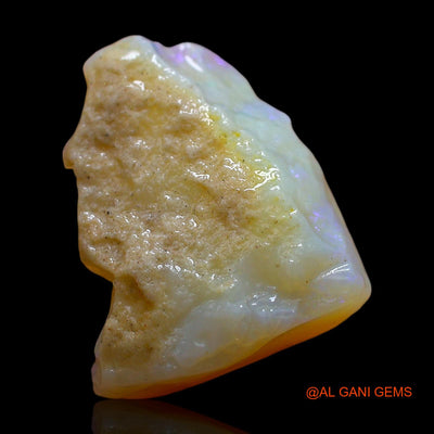 Natural Fire Opal Gemstone 6.00 Cts Loose Fancy Rough From Australia 16x13x6 mm RD-436