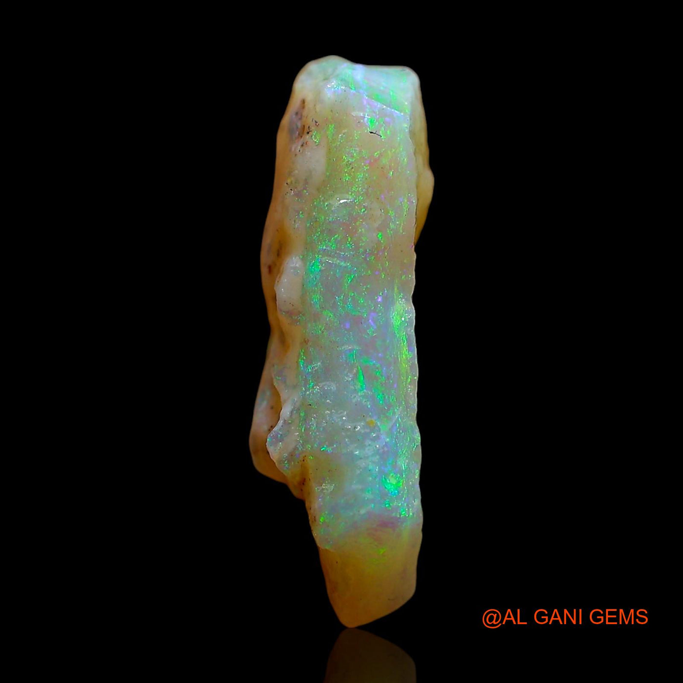 5.00 Cts Natural Australian Fire Opal Loose Gemstone Fancy Rough 16x14x4 mm RD-438