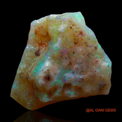 5.00 Cts Natural Australian Fire Opal Loose Gemstone Fancy Rough 16x14x4 mm RD-438