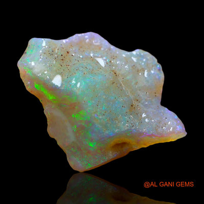 4.00 Cts Natural Australian Fire Opal Loose Gemstone Fancy Rough 19x15x4 mm RD-439