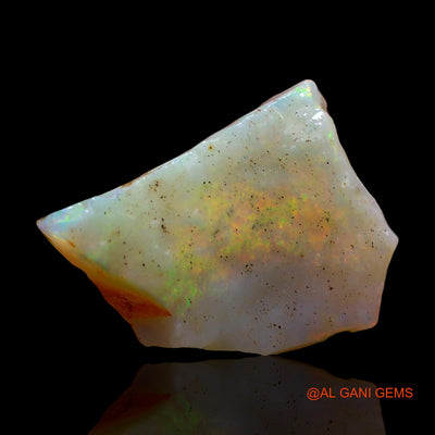Natural Untreated Fire Opal Loose Gemstone Fancy Rough From Australia 4.00 Cts 18x12x4 mm RD-444