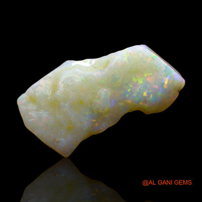 Natural Untreated Fire Opal Loose Gemstone Fancy Rough From Australia 4.00 Cts 19x10x4 mm RD-448