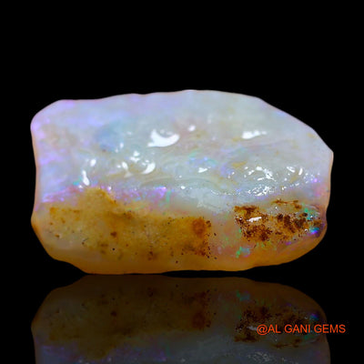 4.00 Cts Natural Australian Fire Opal Loose Gemstone Fancy Rough 16x11x3 mm RD-450