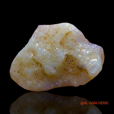 Natural Fire Opal Gemstone 6.00 Cts Loose Fancy Rough From Australia 18x12x5 mm RD-453