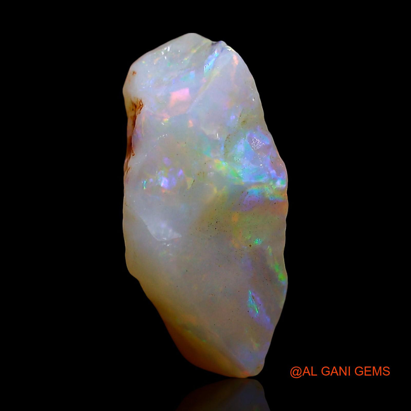 Natural Untreated Fire Opal Loose Gemstone Fancy Rough From Australia 5.00 Cts 17x10x7 mm RD-458