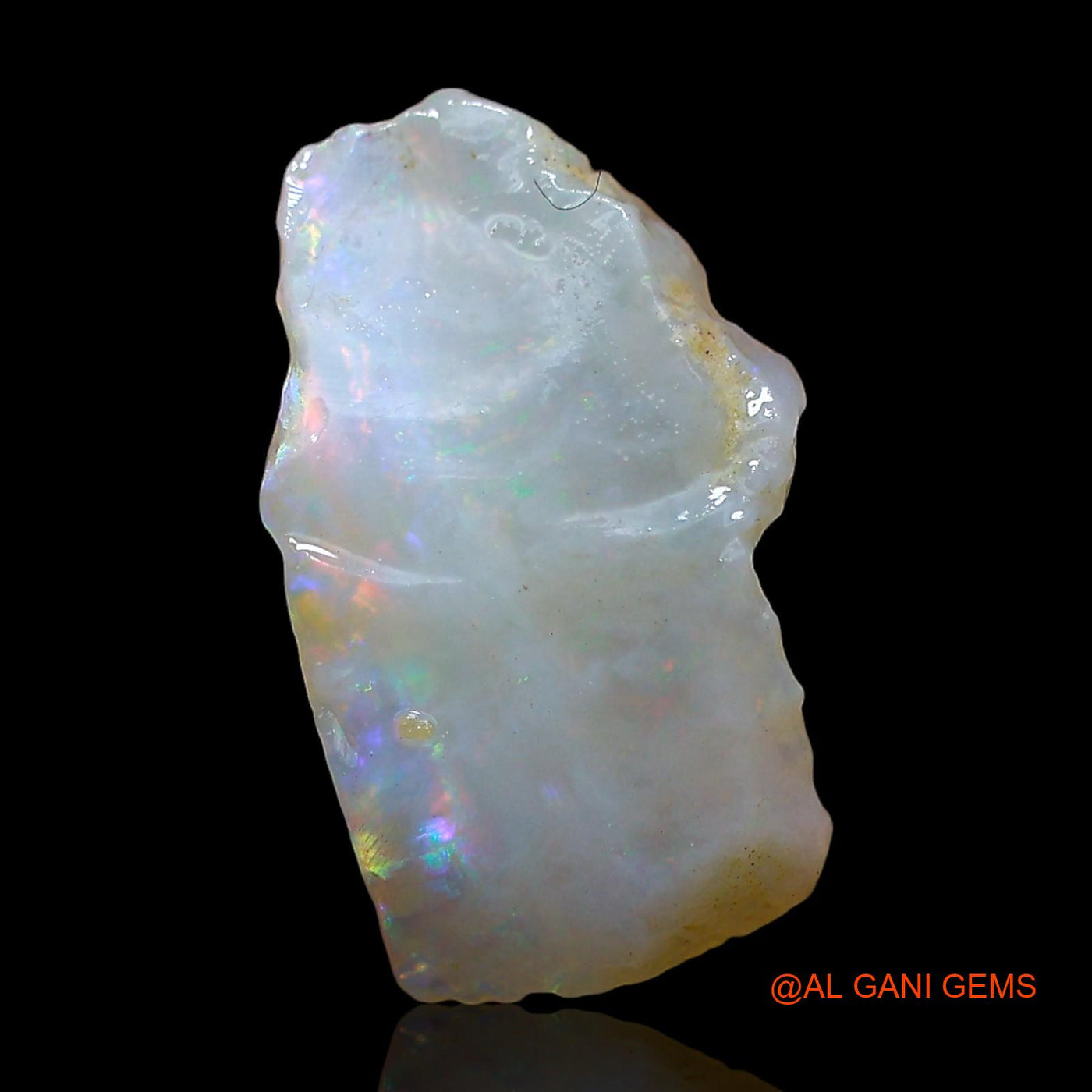 Natural Untreated Fire Opal Loose Gemstone Fancy Rough From Australia 5.00 Cts 17x10x7 mm RD-458