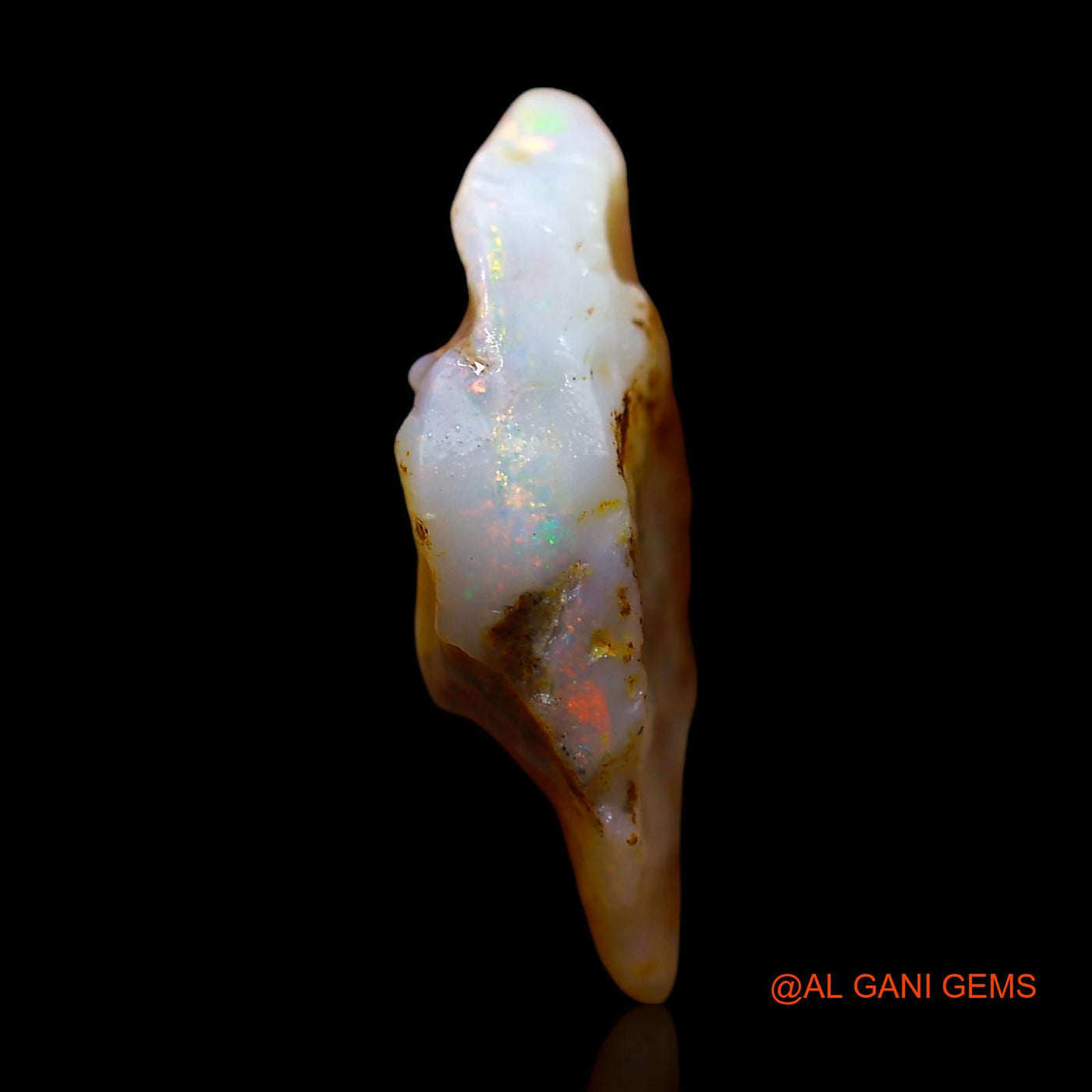 5.00 Cts Natural Australian Fire Opal Fancy Rough Loose Gemstone For Jewelry 19x12x5 mm RD-462