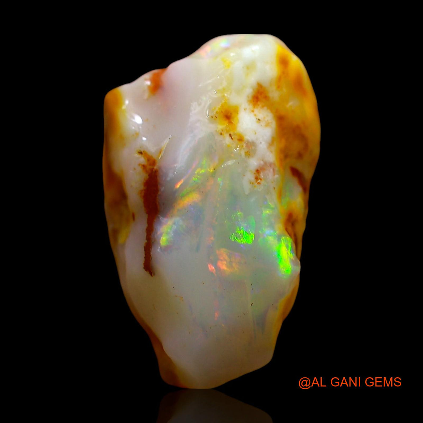7.00 Cts Unheated Australian Fire Opal Loose Gemstone Fancy Rough Natural 17x10x9 mm RD-463