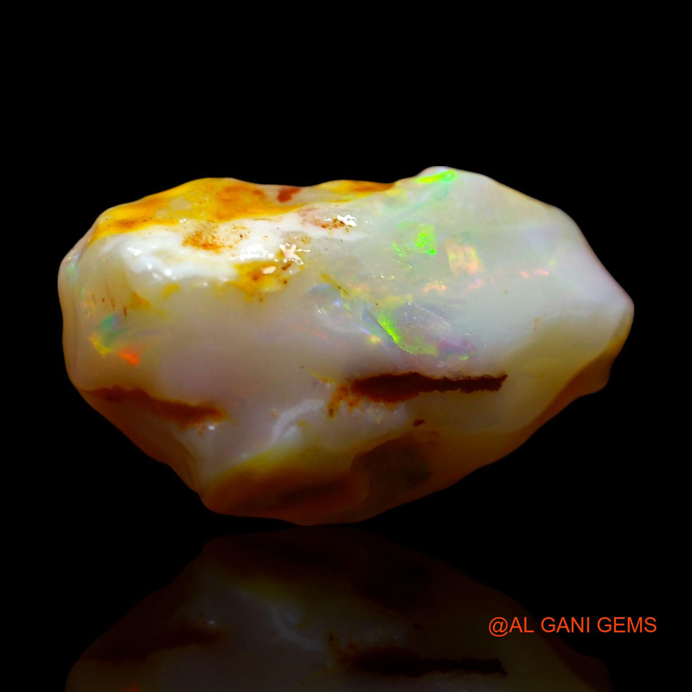 7.00 Cts Unheated Australian Fire Opal Loose Gemstone Fancy Rough Natural 17x10x9 mm RD-463