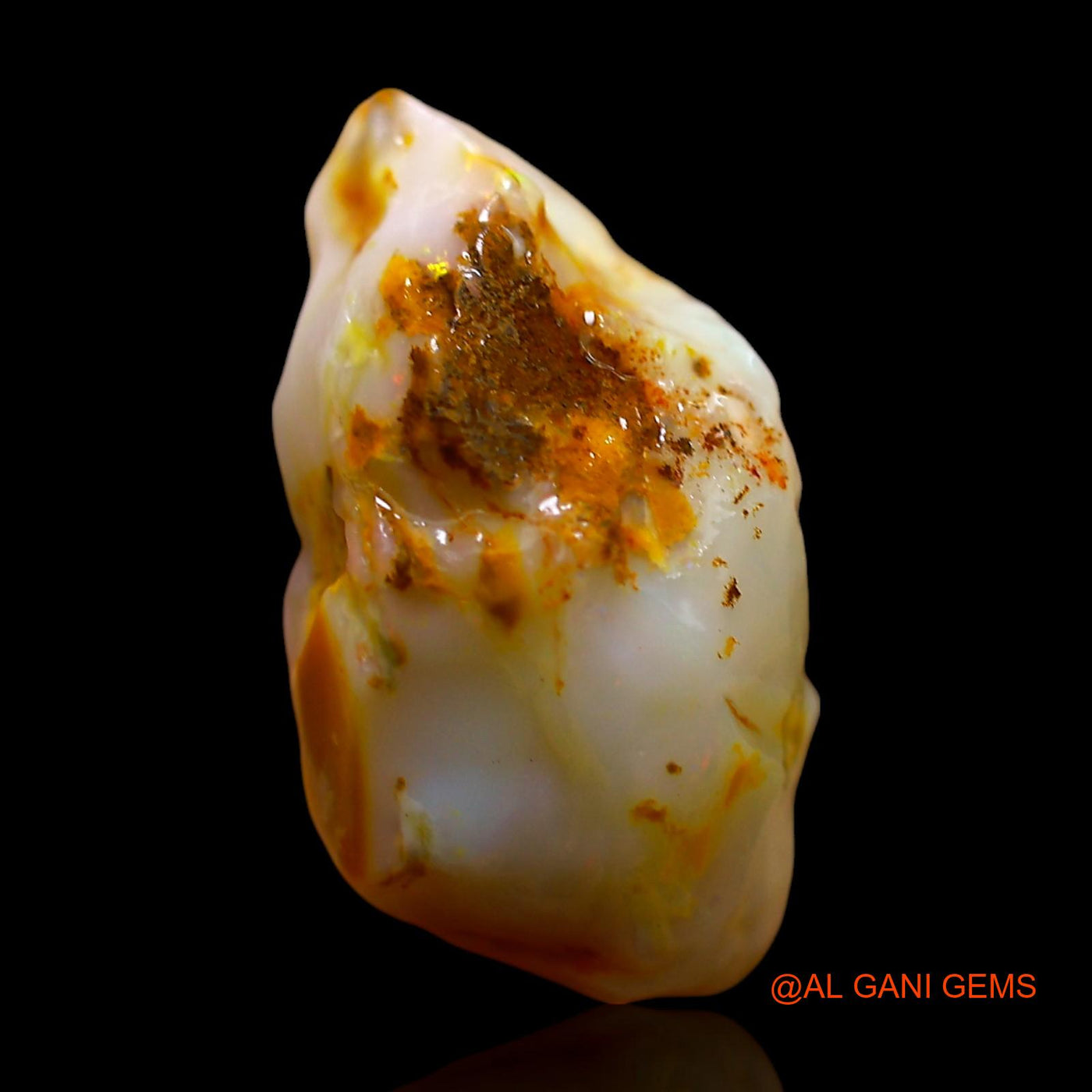 7.00 Cts Unheated Australian Fire Opal Loose Gemstone Fancy Rough Natural 17x10x9 mm RD-463