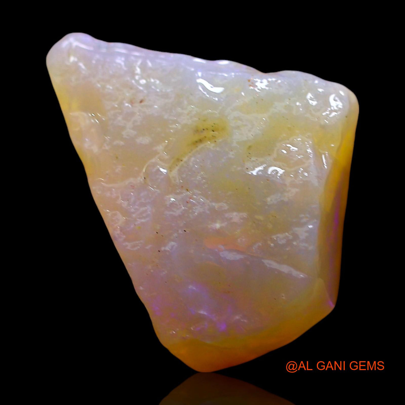 7.00 Cts Natural Australian Fire Opal Loose Gemstone Fancy Rough 17x12x6 mm RD-465
