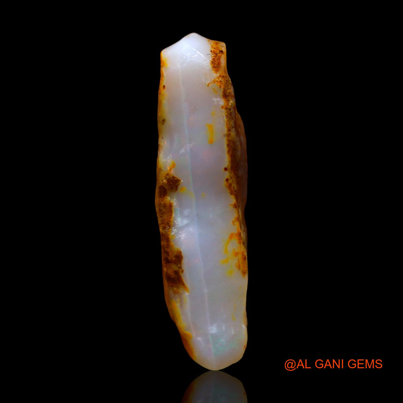5.00 Cts Natural Australian Fire Opal Loose Gemstone Fancy Rough 21x7x5 mm RD-467
