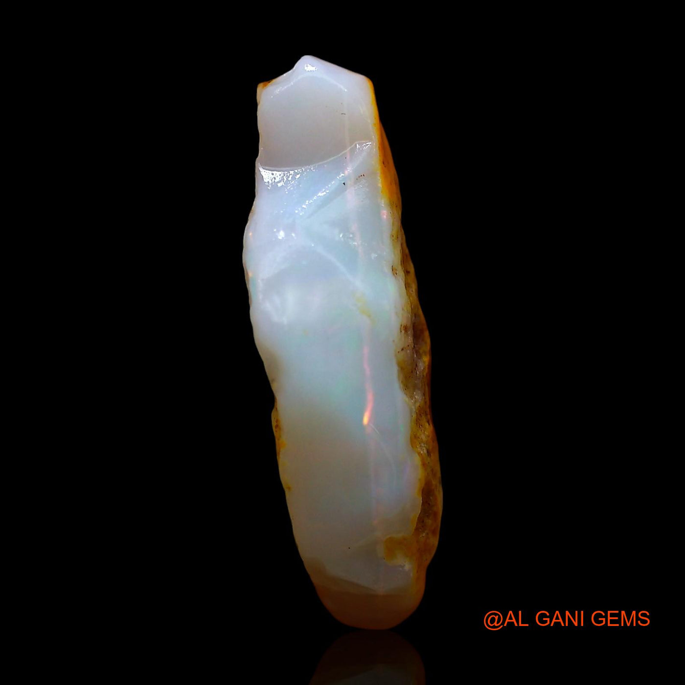 5.00 Cts Natural Australian Fire Opal Loose Gemstone Fancy Rough 21x7x5 mm RD-467