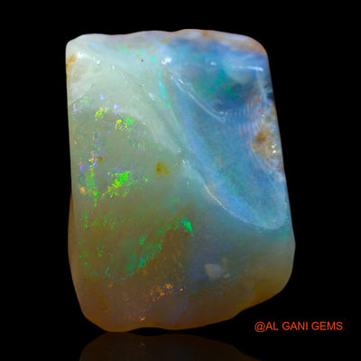 Natural Fire Opal Gemstone 6.00 Cts Loose Fancy Rough From Australia 13x11x5 mm RD-469