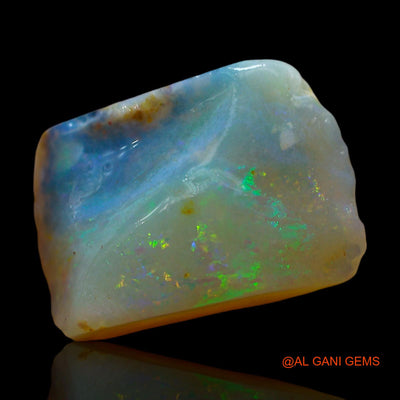 Natural Fire Opal Gemstone 6.00 Cts Loose Fancy Rough From Australia 13x11x5 mm RD-469