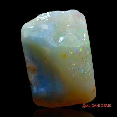 Natural Fire Opal Gemstone 6.00 Cts Loose Fancy Rough From Australia 13x11x5 mm RD-469