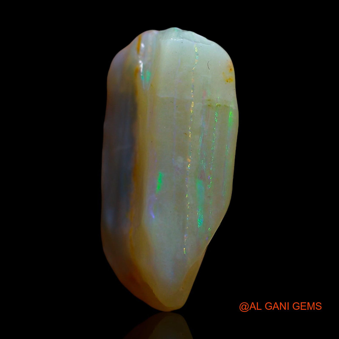 Natural Fire Opal Gemstone 6.00 Cts Loose Fancy Rough From Australia 13x11x5 mm RD-469