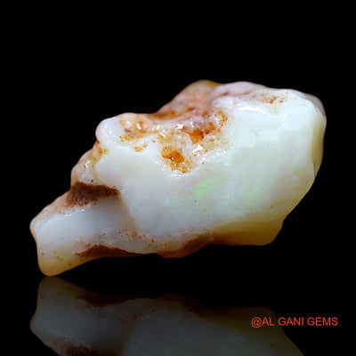 Natural Untreated Fire Opal Loose Gemstone Fancy Rough From Australia 7.00 Cts 16x13x8 mm RD-473