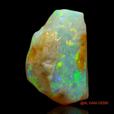 Natural Fire Opal Gemstone 3.00 Cts Loose Fancy Rough From Australia 14x9x4 mm RD-486