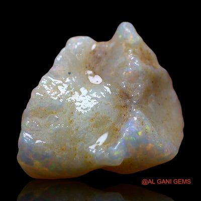 Natural Fire Opal Gemstone 3.00 Cts Loose Fancy Rough From Australia 14x12x4 mm RD-487