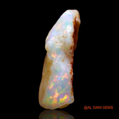 Natural Fire Opal Gemstone 3.00 Cts Loose Fancy Rough From Australia 14x12x4 mm RD-487