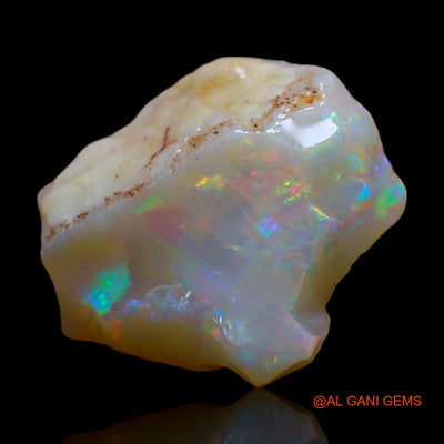 Natural Untreated Fire Opal Loose Gemstone Fancy Rough From Australia 5.00 Cts 15x13x5 mm RD-492