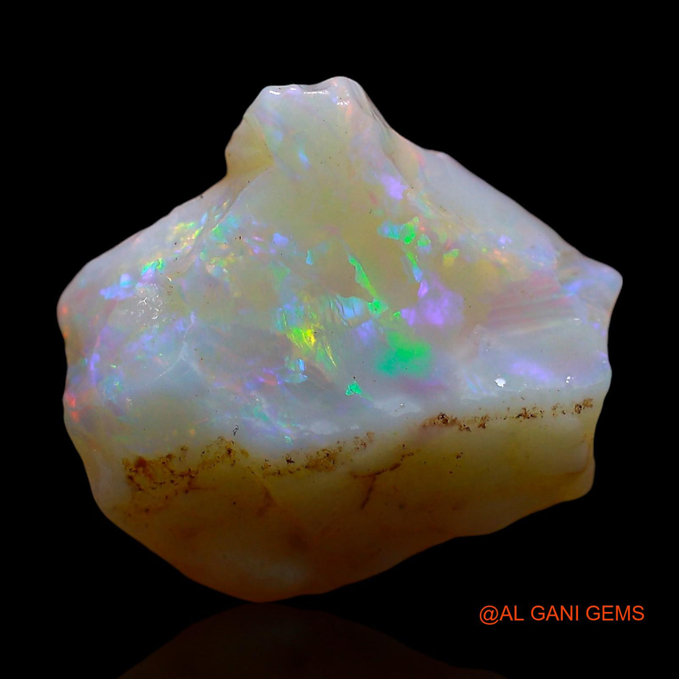 Natural Untreated Fire Opal Loose Gemstone Fancy Rough From Australia 5.00 Cts 15x13x5 mm RD-492