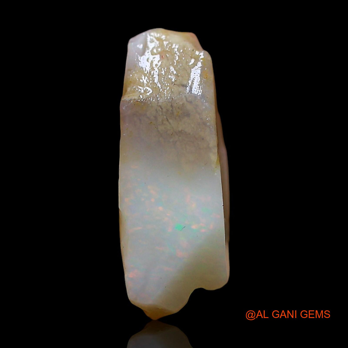 6.00 Cts Natural Australian Fire Opal Loose Gemstone Fancy Rough 16x10x5 mm RD-493