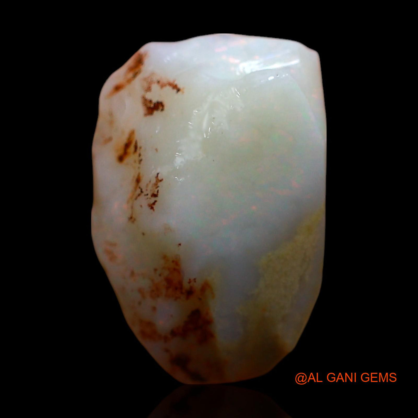 6.00 Cts Natural Australian Fire Opal Loose Gemstone Fancy Rough 16x10x5 mm RD-493