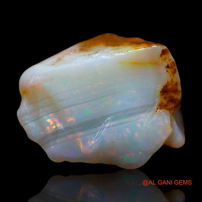 Natural Untreated Fire Opal Loose Gemstone Fancy Rough From Australia 7.00 Cts 13x11x8 mm RD-495