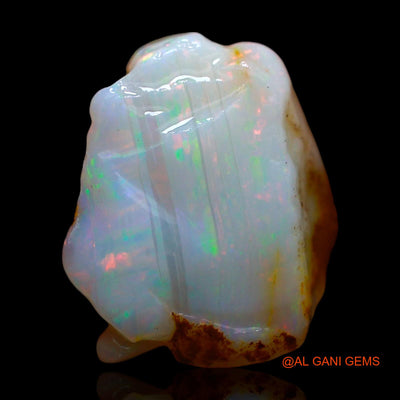 Natural Untreated Fire Opal Loose Gemstone Fancy Rough From Australia 7.00 Cts 13x11x8 mm RD-495