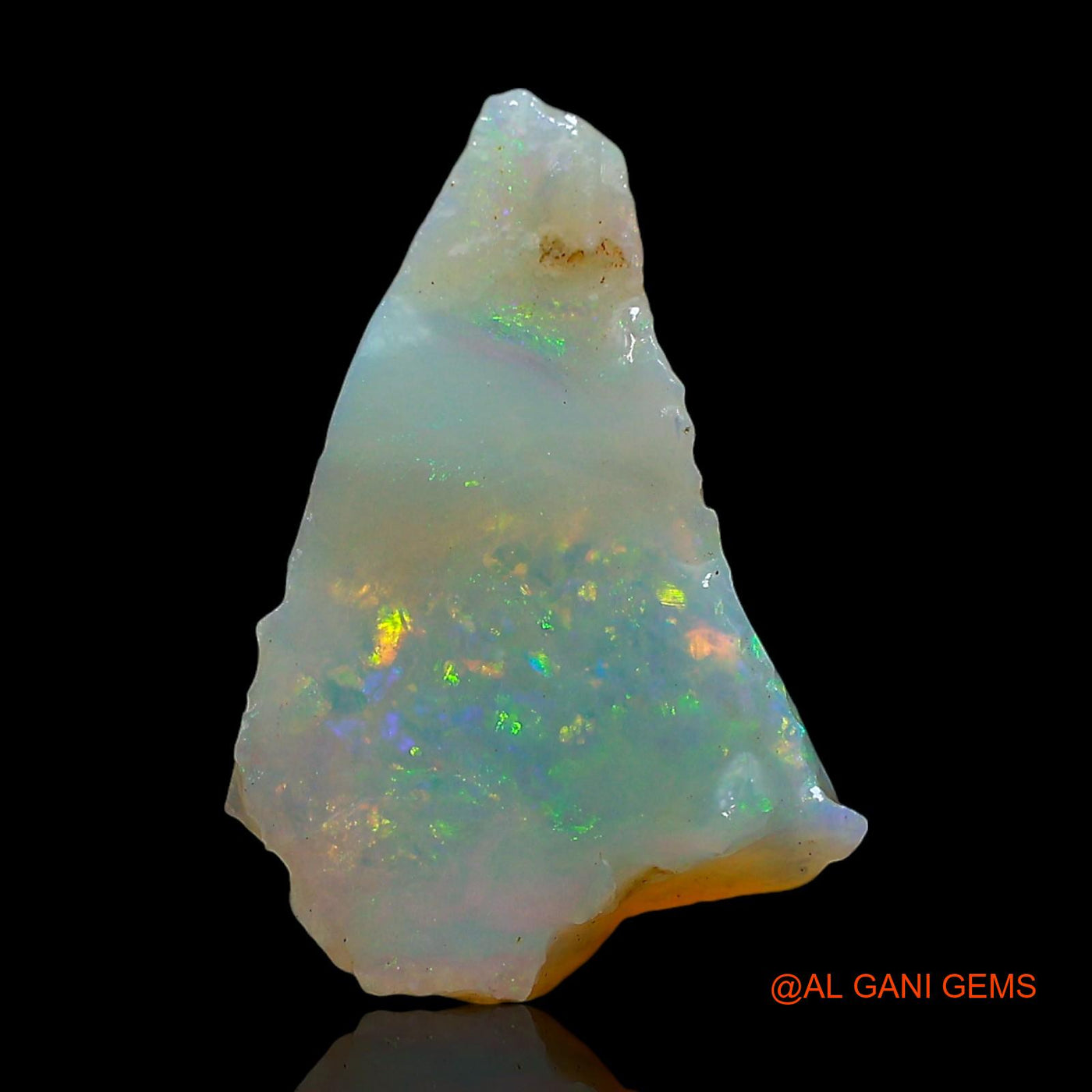 3.00 Cts Natural Australian Fire Opal Loose Gemstone Fancy Rough 17x12x3 mm RD-497