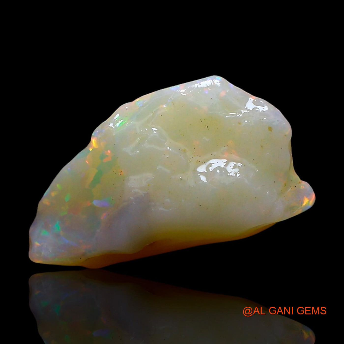 4.00 Cts Unheated Australian Fire Opal Loose Gemstone Fancy Rough Natural 17x9x5 mm RD-498