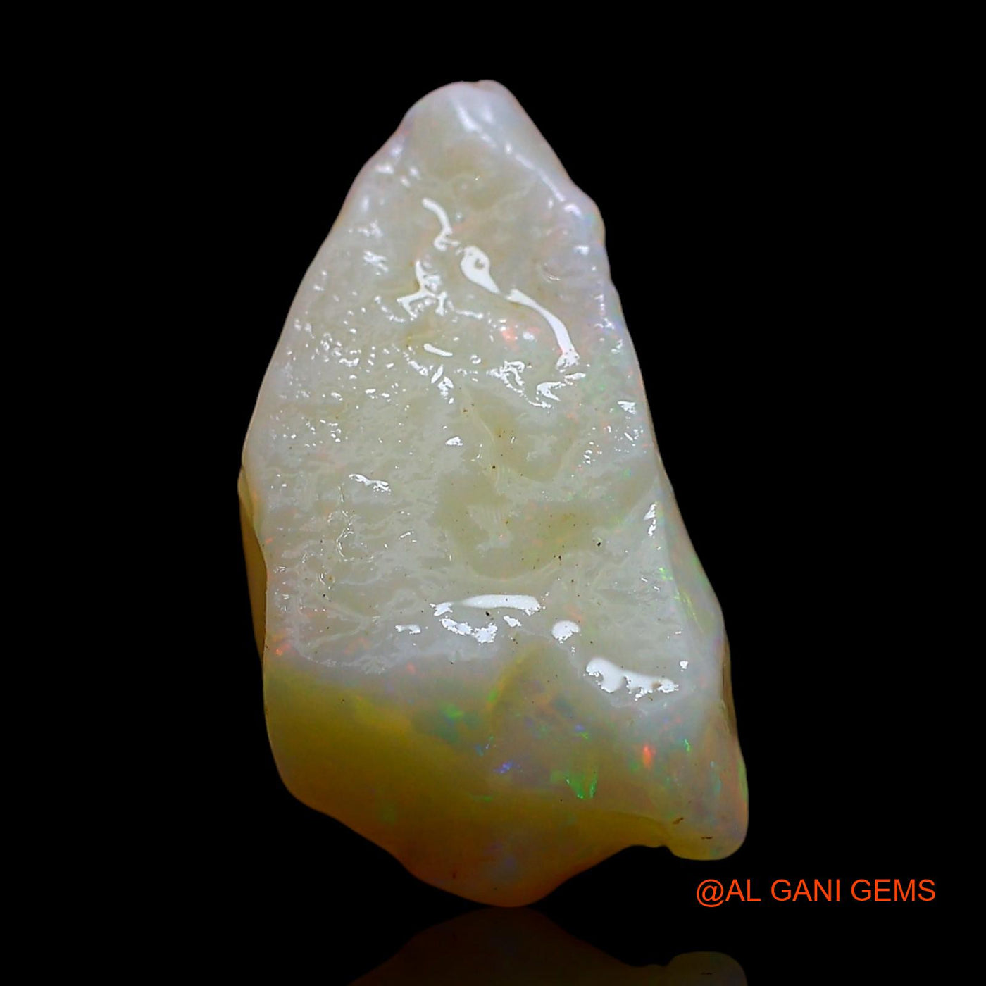 4.00 Cts Unheated Australian Fire Opal Loose Gemstone Fancy Rough Natural 17x9x5 mm RD-498