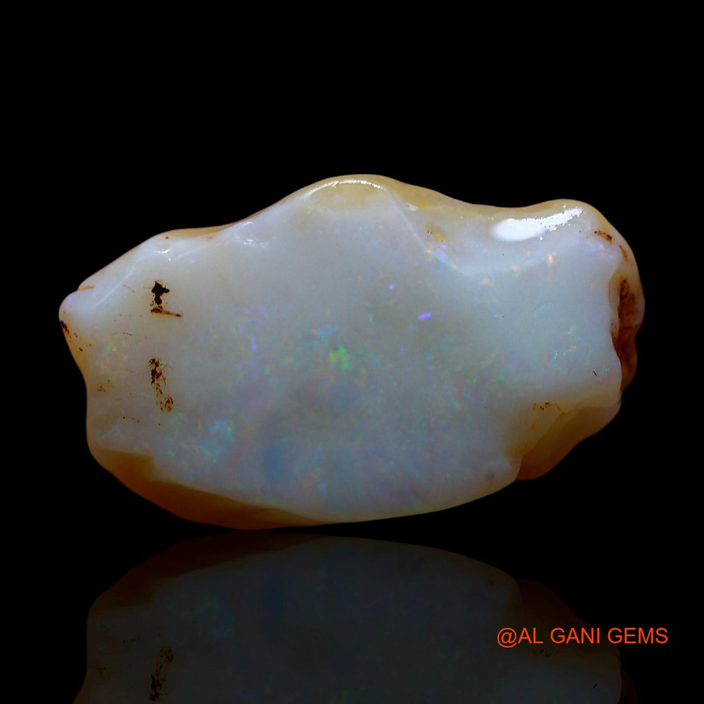 Natural Untreated Fire Opal Loose Gemstone Fancy Rough From Australia 5.00 Cts 16x10x6 mm RD-500