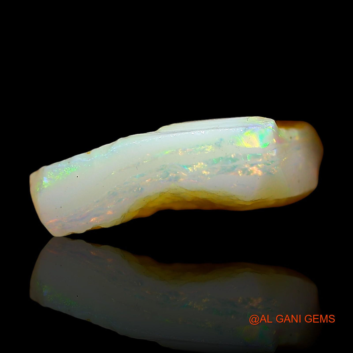 5.00 Cts Natural Australian Fire Opal Loose Gemstone Fancy Rough 17x11x5 mm RD-508
