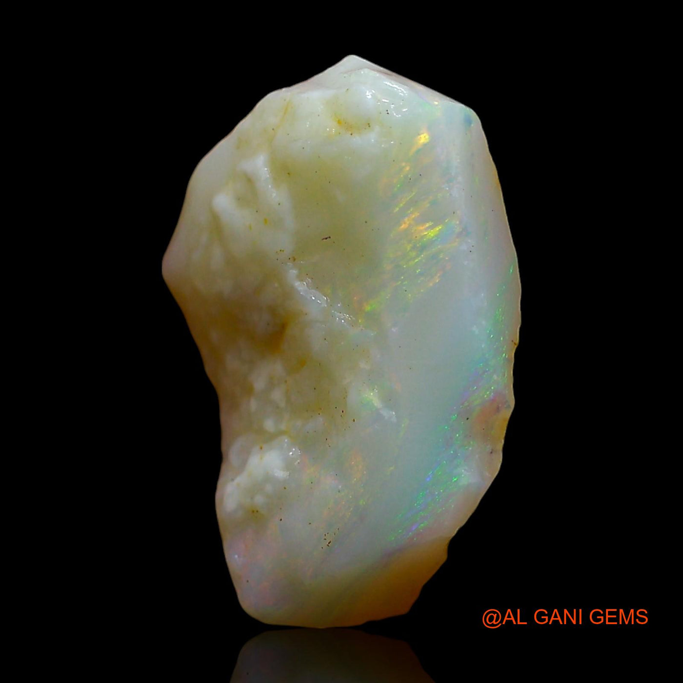 5.00 Cts Natural Australian Fire Opal Loose Gemstone Fancy Rough 17x11x5 mm RD-508