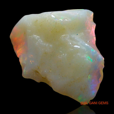 Natural Untreated Fire Opal Loose Gemstone Fancy Rough From Australia 4.00 Cts 14x12x5 mm RD-509