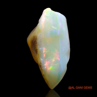 Natural Untreated Fire Opal Loose Gemstone Fancy Rough From Australia 4.00 Cts 14x12x5 mm RD-509