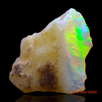 Natural Untreated Fire Opal Loose Gemstone Fancy Rough From Australia 4.00 Cts 14x12x5 mm RD-509