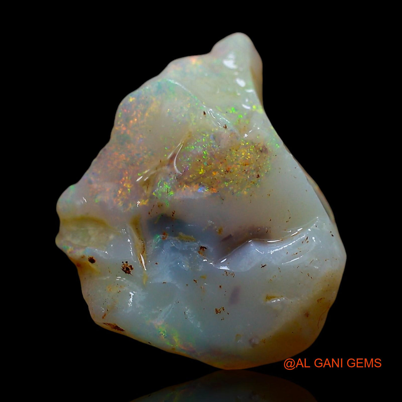 4.00 Cts Natural Australian Fire Opal Loose Gemstone Fancy Rough 15x12x6 mm RD-510