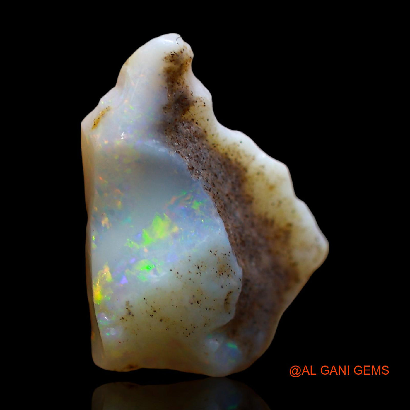 Natural Fire Opal Gemstone 5.00 Cts Loose Fancy Rough From Australia 16x12x6 mm RD-511